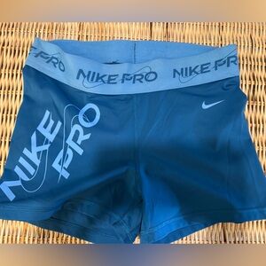 Nike Pro Dark Blue Compression Shorts